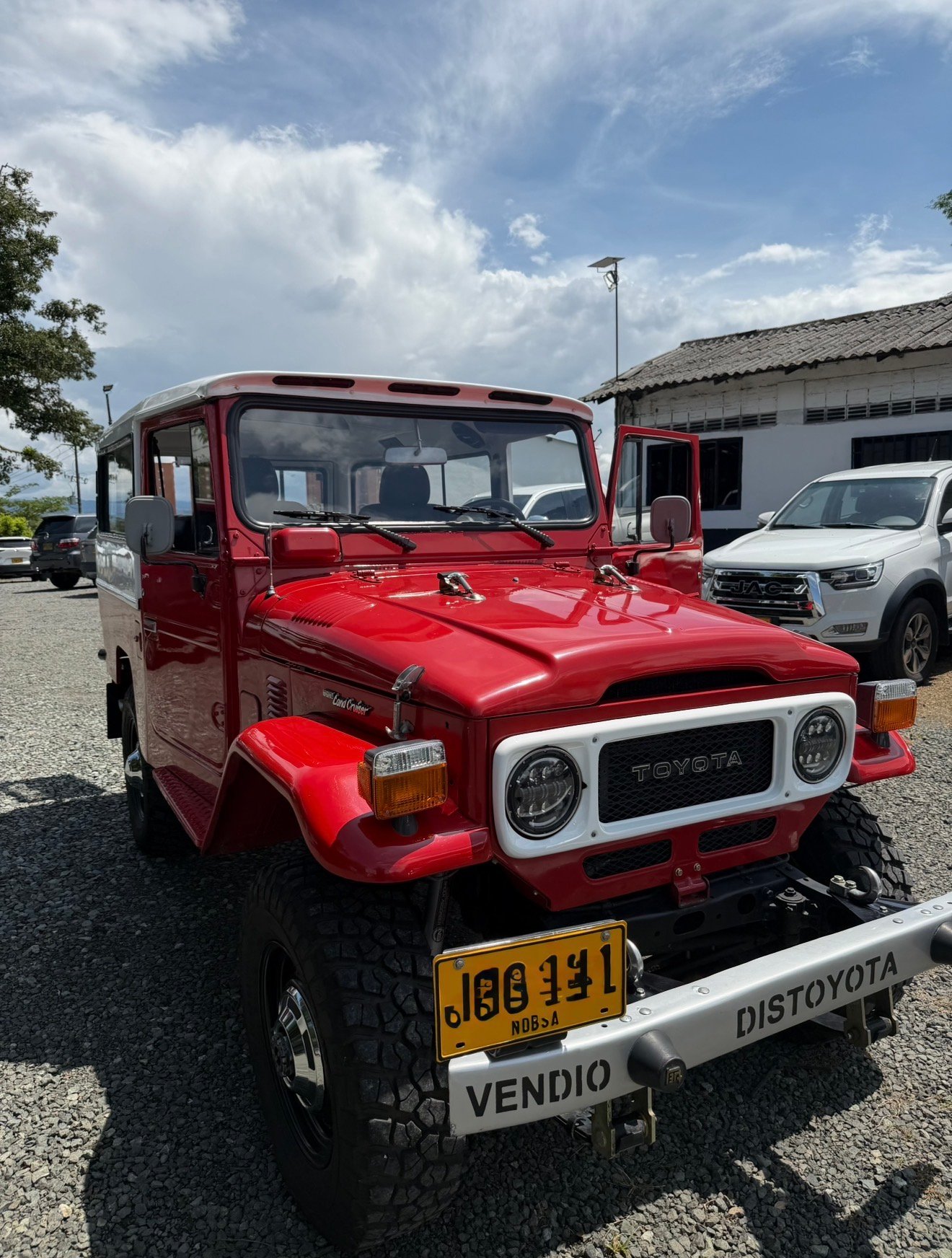 Land Cruiser inspecté en Colombie
